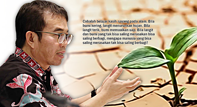 Kaki Hari Yudi Latif - Tanpa Perasaan dan Kebersamaan, Kehidupan Tak Dapat Dimenangkan. (ilustrasi/Aktual.news)
