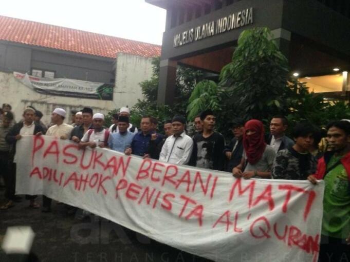Pasukan Berani Mati Minta Ahok Penghina Al-Quran Diadili
