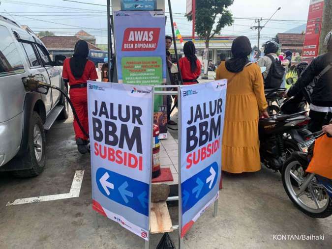 Ilustrasi jalur bbm subsidi