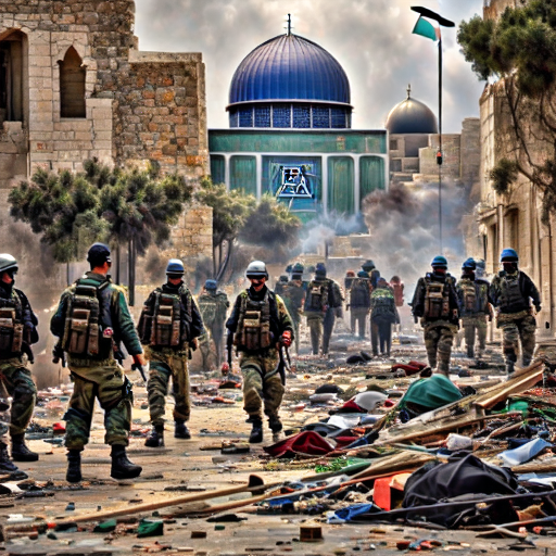 Ilustrasi Penjajahan Israel atas Palestina