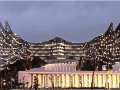 KPU Siapkan Dapil Khusus IKN untuk Pemilihan DPR-DPD RI Istana Garuda IKN (ANTARA/ M Ghofar)