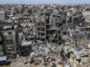 Kebiadaban Zionis Israel di Gaza dalam Tiga Tahun Terakhir, Puluhan Ribu Tewas-Ratusan Ribu Terluka Ilustrasi - Kehancuran di Jalur Gaza. ANTARA/Anadolu/py.