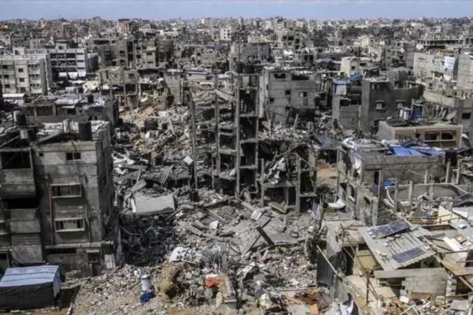Ilustrasi - Kehancuran di Jalur Gaza. ANTARA/Anadolu/py.