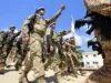 TNI Lanjut Kirim 780 Prajurit ke Lebanon, DPR Ingatkan Prioritas Keselamatan Arsip - Prajurit dari Pasukan Sementara Perserikatan Bangsa-Bangsa di Lebanon (UNIFIL) menghadiri upacara peringatan Hari Internasional Pasukan Penjaga Perdamaian PBB di Naqoura, Lebanon, 29 Mei 2025. (Xinhua/Ali Hashisho)