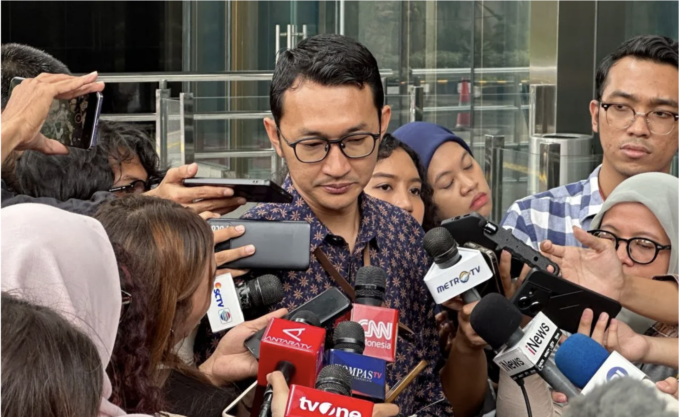 Juru Bicara Komisi Pemberantasan Korupsi Budi Prasetyo memberikan keterangan di Gedung Merah Putih KPK, Jakarta, Selasa (20/1/2026). ANTARA/Rio Feisal