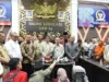 DPR Sahkan Revisi UU Perlindungan Saksi dan Korban dalam Rapat Paripurna Wakil Ketua DPR RI Sufmi Dasco Ahmad bersama jajaran Badan Legislasi DPR RI saat konferensi pers soal RUU PPRT di kompleks parlemen, Jakarta, Senin (20/4/2026). (ANTARA/HO-DPR)