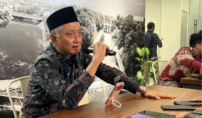 Menteri Pekerjaan Umum (PU) Dody Hanggodo dalam jumpa pers di Jakarta, Jumat (10/4/2026). ANTARA/Harianto