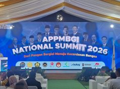 APPMBGI Rampungkan Kepengurusan di 38 Provinsi untuk Perkuat Implementasi MBG Ketua Umum APPMBGI, Abdul Rivai Ras saat memberikan sambutan dalam acara APPMBGI Summit 2026/Aktual.news
