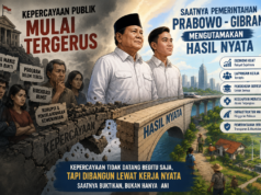 Kepercayaan Publik Mulai Tergerus, Saatnya Pemerintahan Prabowo -Gibran Mengutamakan Hasil Nyata