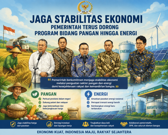 Jaga Stabilitas Ekonomi, Pemerintah Terus Dorong Program Bidang Pangan hingga Energi