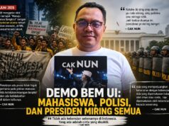 Demo BEM UI: Mahasiswa, Polisi, dan Presiden Miring Semua