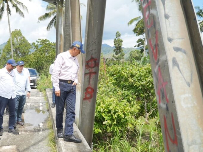 Menteri PU Dody Hanggodo Cek Langsung Jalan dan Jembatan di Sulteng Usai Gempa
