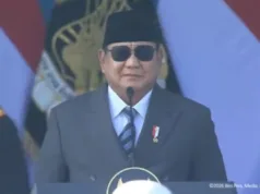 Presiden Prabowo dan Wapres Gibran Tiba di Cikeas untuk Pimpin Puncak Hari Bhayangkara ke-80 Tangkapan layar - Presiden RI Prabowo Subianto memimpin upacara peringatan Hari Bhayangkara ke-80 di Satuan Latihan (Satlat) Brimob Polri, Cikeas, Kabupaten Bogor, Jawa Barat, Rabu (1/7/2026). (ANTARA/YouTube Sekretariat Presiden/Aditya Ramadhan)