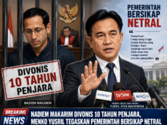 Nadiem Makarim Divonis 10 Tahun Penjara, Menko Yusril Tegaskan Pemerintah Bersikap Netral